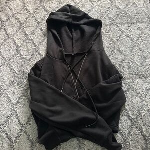 SHEIN cropped black jacket